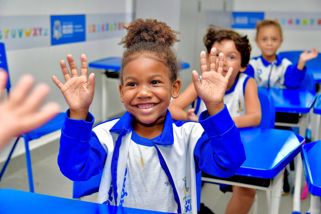 Creche Municipal Casa da Criança retorna às aulas revitalizada, moderna e climatizada em Santa Tereza