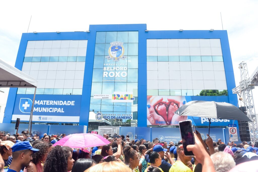 Prefeito Márcio Canella e governador Cláudio Castro inauguram maternidade municipal em Belford Roxo
