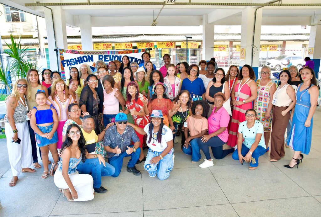 Estação Cidadania de Belford Roxo recebeu o Fashion Revolution de Moda Sustentável