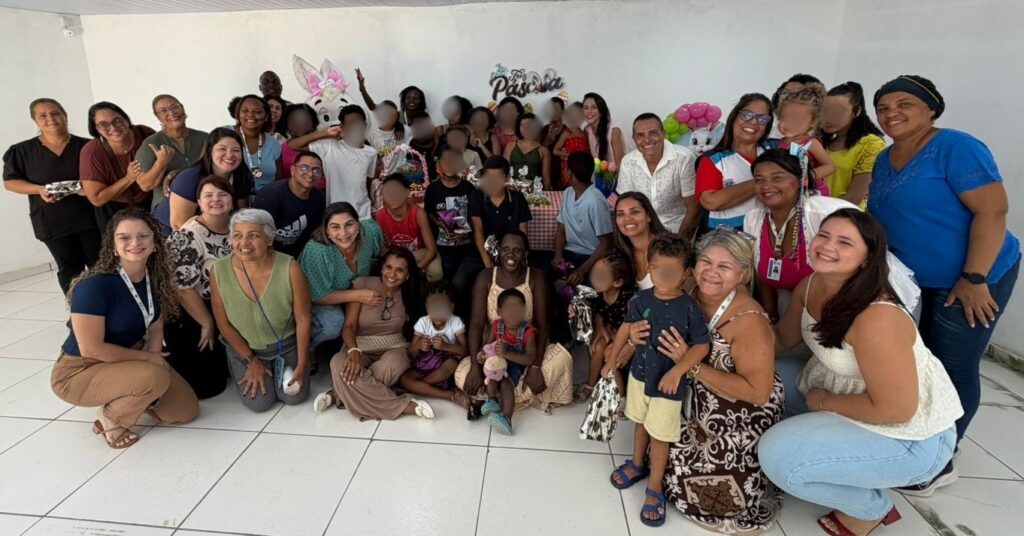Assistência Social realiza Festa da Páscoa com a presença de Mariana Malta