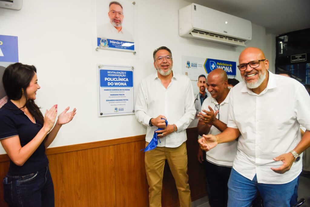 Prefeito Márcio Canela inaugura escola e entrega Policlínica do Wona modernizada e revitalizada