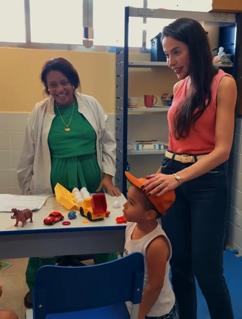 Prefeita Mariana Canella realiza visita especial ao Espaço TEA Jardim no encerramento do 'Mês do Autismo'