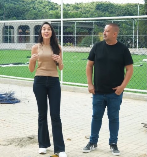 Prefeita Mariana Canella visita obras da futura creche de tempo integral no Complexo do Shangrilá que ganhará praça, unidade de saúde e Cras