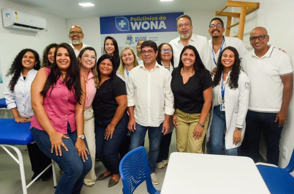 Prefeito Márcio Canela inaugura escola e entrega Policlínica do Wona modernizada e revitalizada