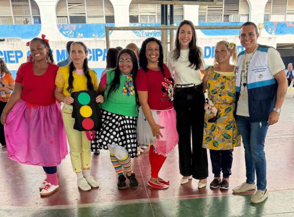 Secretarias de Assistência Social e Educação iniciam semana de ações do Maio Laranja em escolas municipais com a presença da prefeita