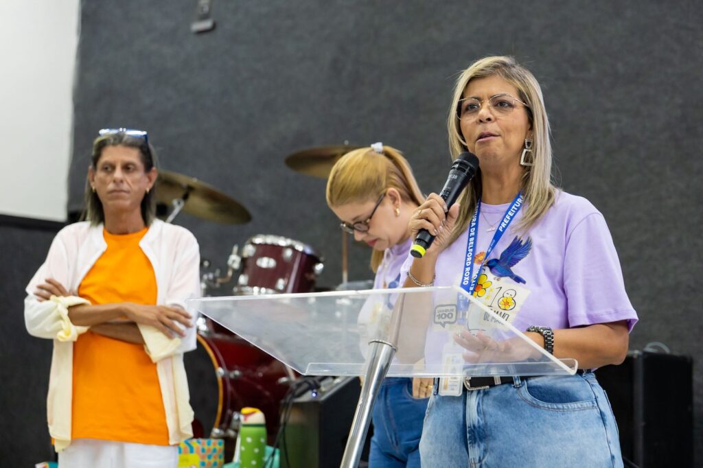 Secretaria Municipal de Educação promove palestra e ações sobre o Maio Laranja na Escola Albertino Lopes no Parque São José