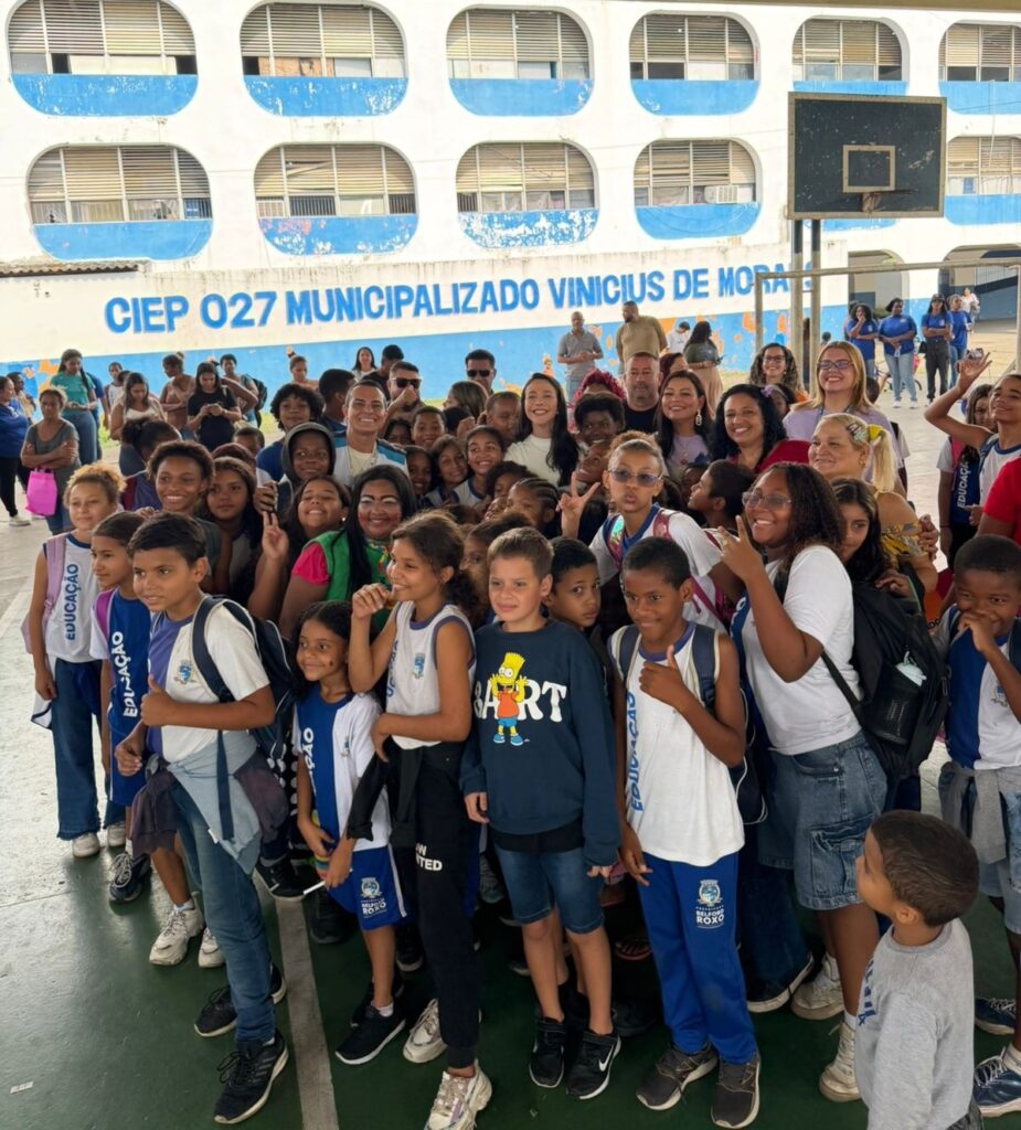 Secretarias de Assistência Social e Educação iniciam semana de ações do Maio Laranja em escolas municipais com a presença da prefeita