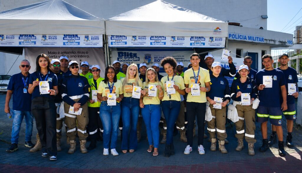 Secretaria Municipal de Transporte inicia Campanha do Maio Amarelo de Conscientização para Redução de Mortes e Acidentes no Trânsito
