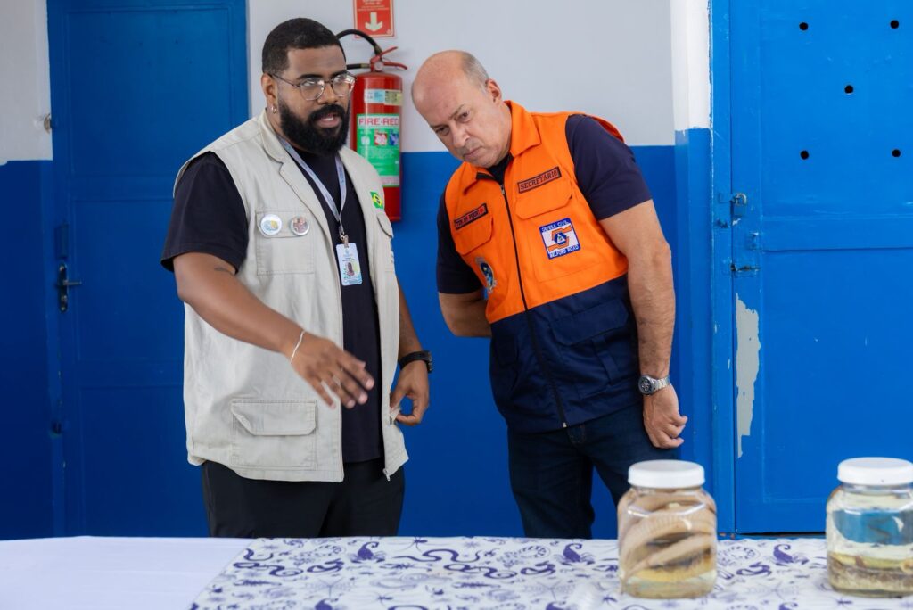 Defesa Civil de Belford Roxo leva técnicas de prevenção e alerta para alunos da rede municipal de ensino