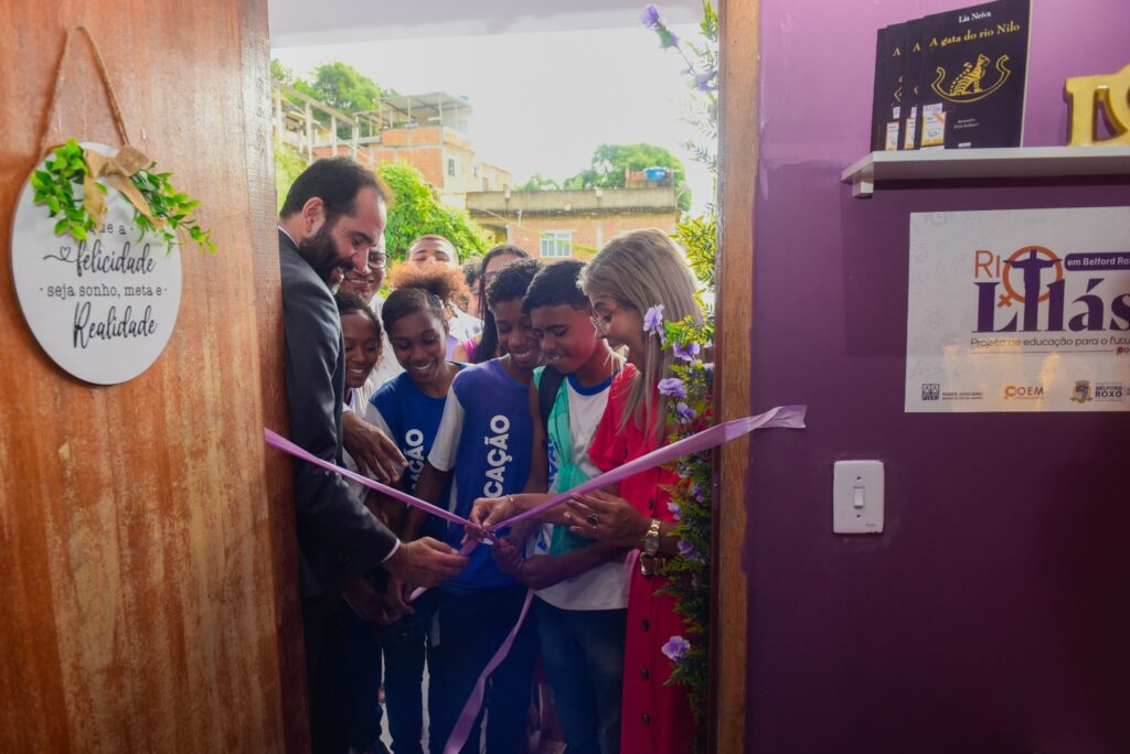Escola Municipal Edson Santos recebe nova edição do Programa Rio Lilás do Tribunal de Justiça do RJ em Belford Roxo