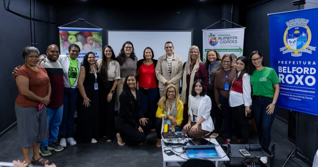 Segurança Alimentar e Nutricional de Belford Roxo é alvo de elogios durante visita de analista de Instituto parceiro do MDS