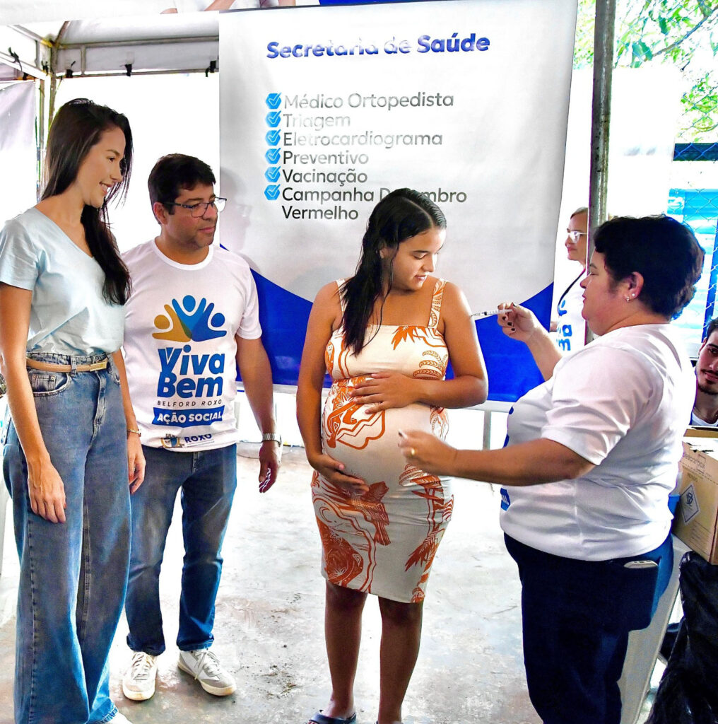 Prefeita Mariana Canella reforça a importância da vacinação de gestantes contra a bronquiolite