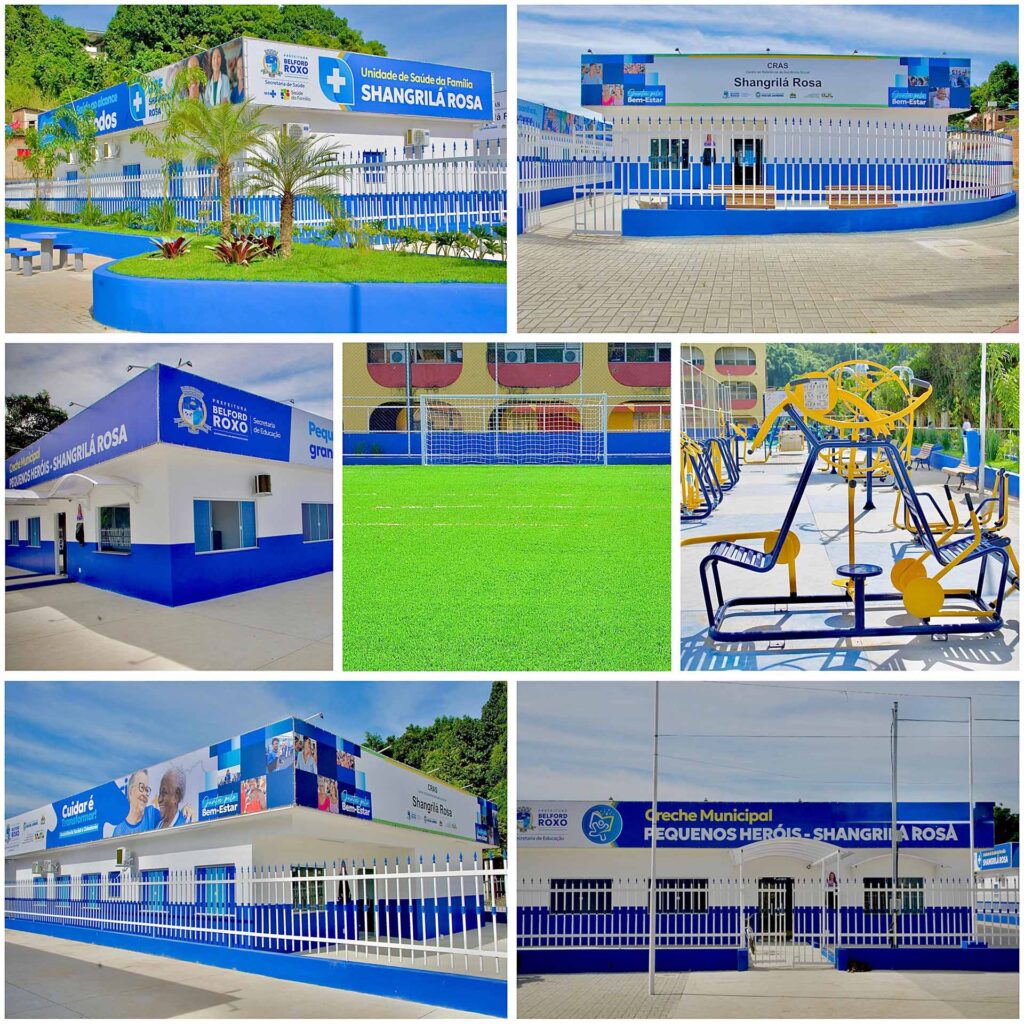 Prefeitura inaugura Complexo Shangrilá Rosa com creche, CRAS, Unidade de Saúde da Família e praça