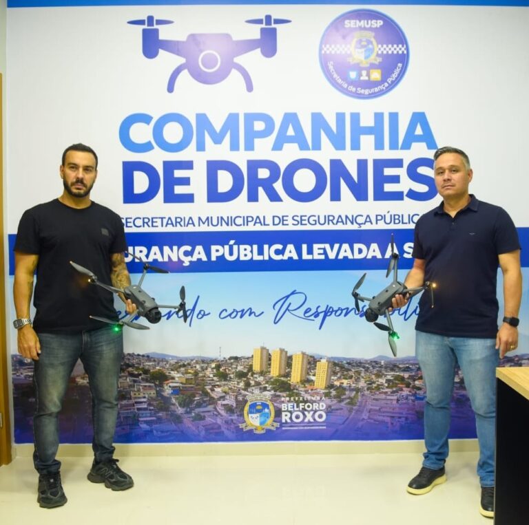 Ação integrada da Companhia de Drones da Prefeitura e Polícia Militar prende seis traficantes no Roseiral