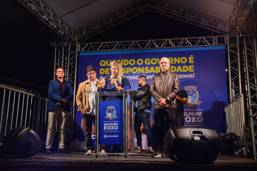 Prefeita Mariana Canella inaugura complexo Shangrilá Rosa com creche. USF, praça e CRAS