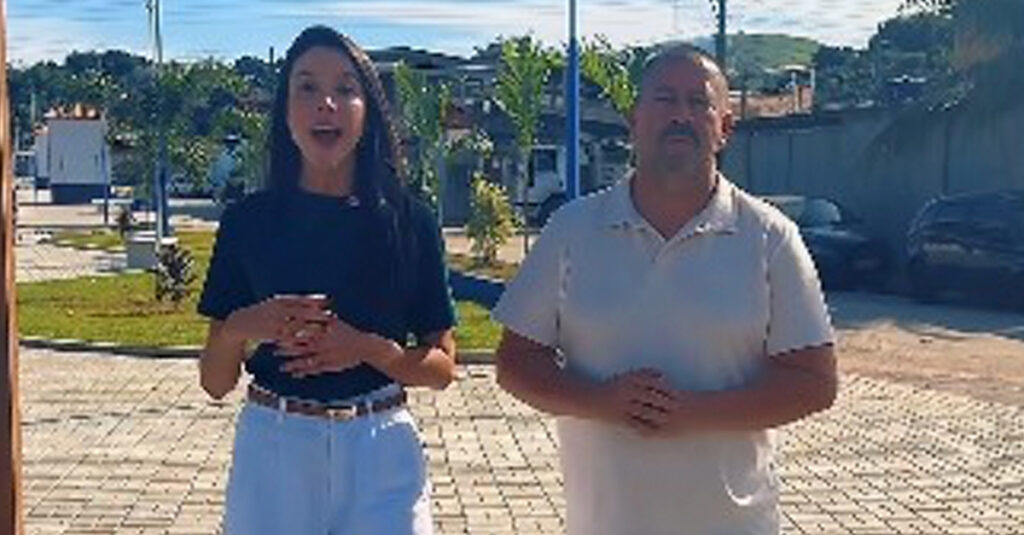 Prefeita Mariana Canella visita obras do bairro Malhapão