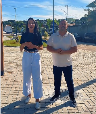 Prefeita Mariana Canella visita obras do bairro Malhapão