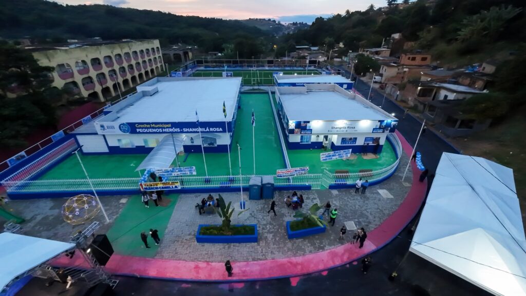 Prefeita Mariana Canella inaugura complexo Shangrilá Rosa com creche. USF, praça e CRAS