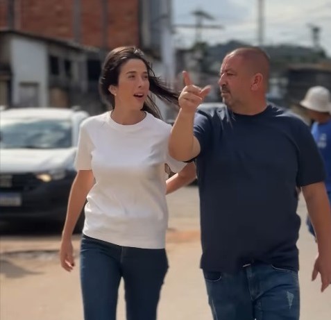 Prefeita de Belford roxo vai às ruas verificar os estragos feitos pela ventania