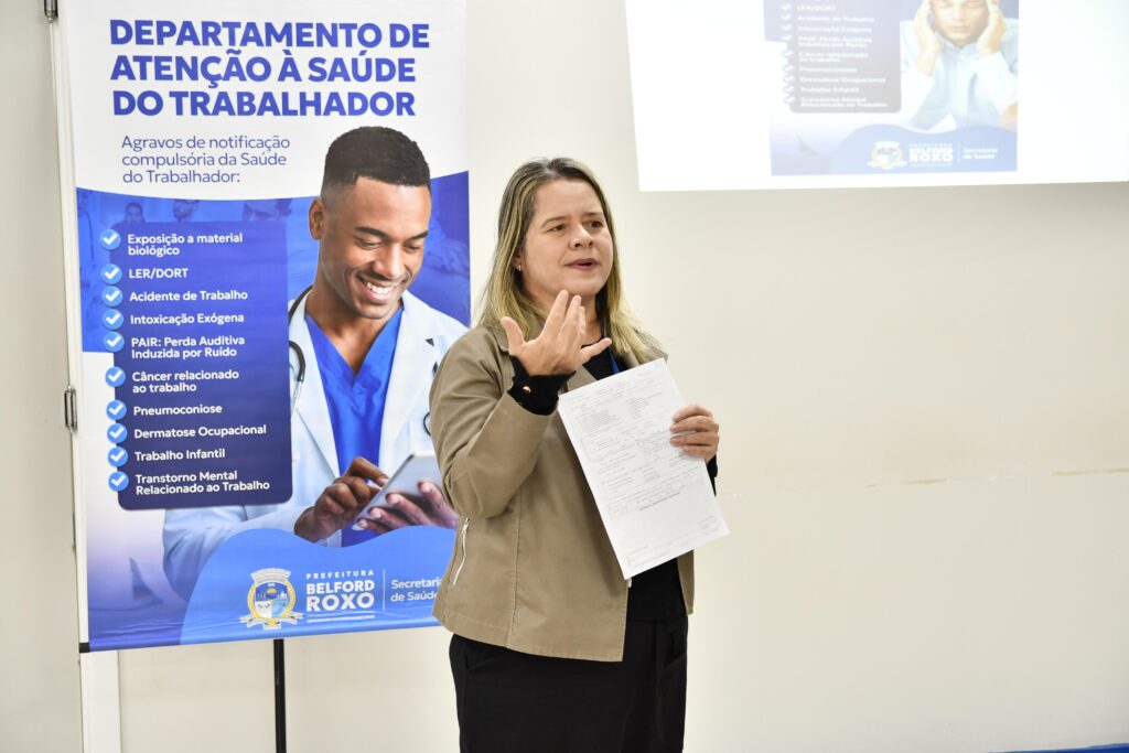 Secretaria Municipal de Saúde capacita 135 profissionais sobre notificações de acidentes de trabalho