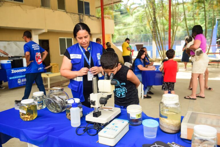 Ação no Parque Esperança leva vacinação antirrábica, combate a roedores e ao mosquito Aedes aegypti e serviços de zoonoses neste sábado