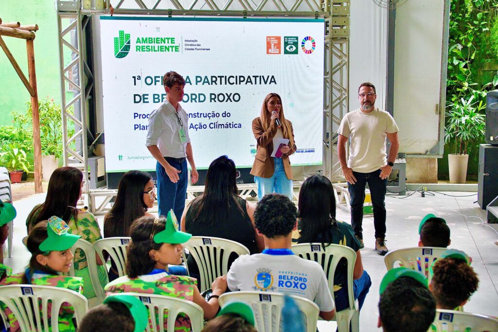 Belford Roxo realiza oficina participativa do Plano Local de Ação Climática