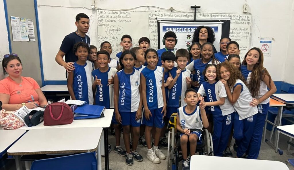 Escola Municipal Imaculada da Conceição recebe projeto ‘Educação para o Trânsito’