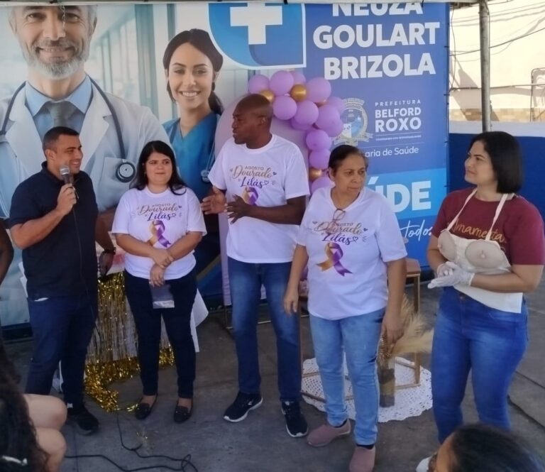 Policlínica Neuza Brizola realiza evento em alusão ao Agosto Dourado