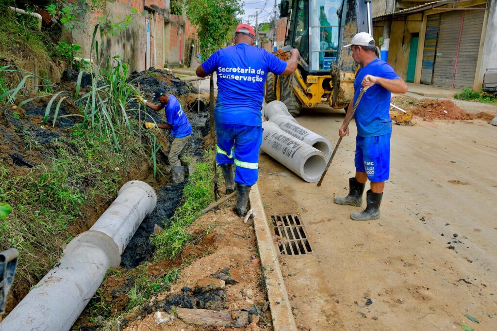 Obras estão deixando Vila Cláudia com melhor acessibilidade e mobilidade