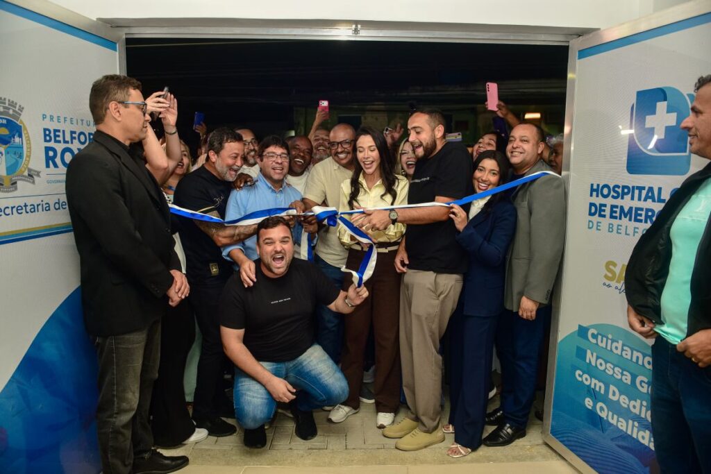 Prefeita Mariana Canella inaugura novo e moderno Hospital Municipal Geral de Emergência em noite histórica em Belford Roxo