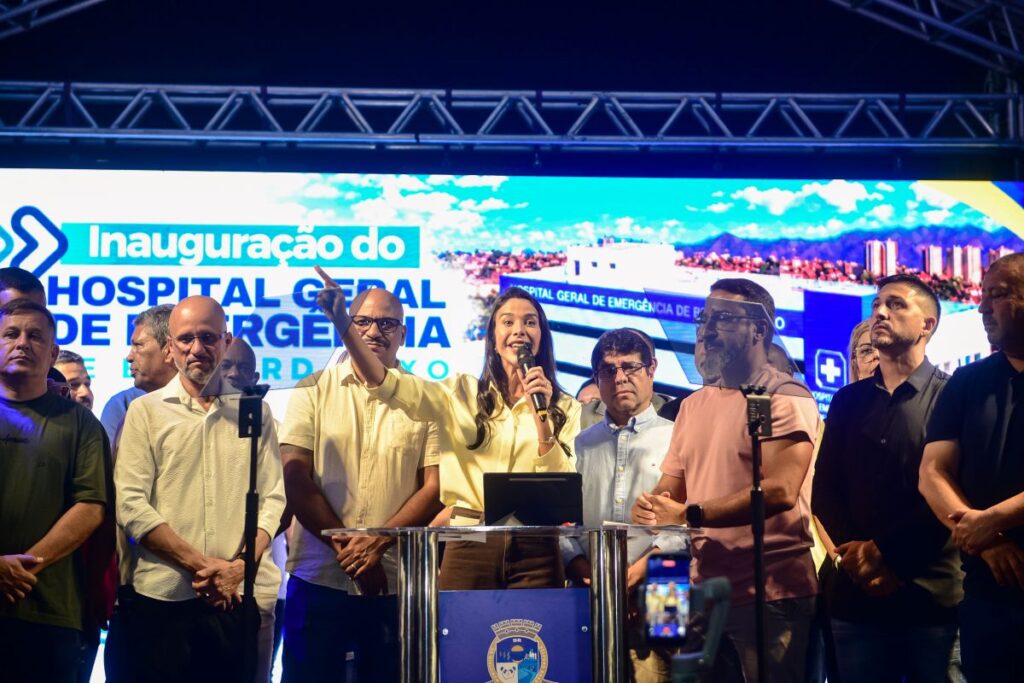 Prefeita Mariana Canella inaugura novo e moderno Hospital Municipal Geral de Emergência em noite histórica em Belford Roxo