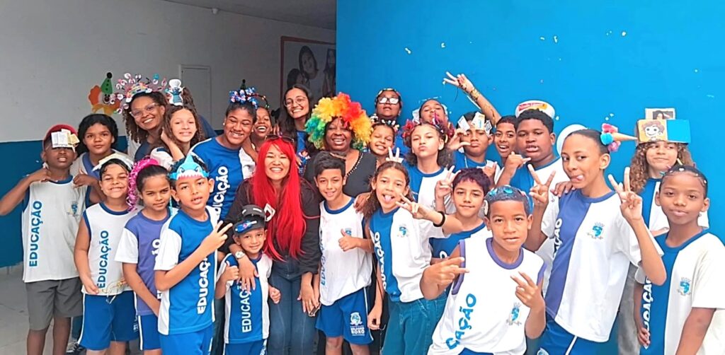 Escola municipal Alejandro Fernandez Nuñez comemora a ‘Semana da Criança’