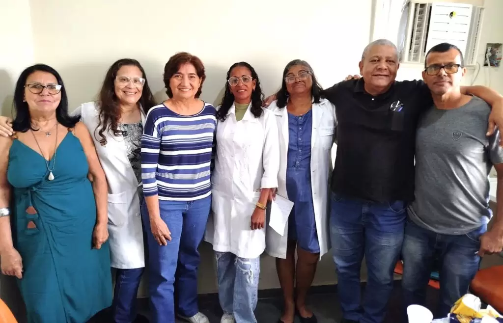 Técnica da Gerência de Tuberculose do Estado visita a Policlínica Neuza Brizola